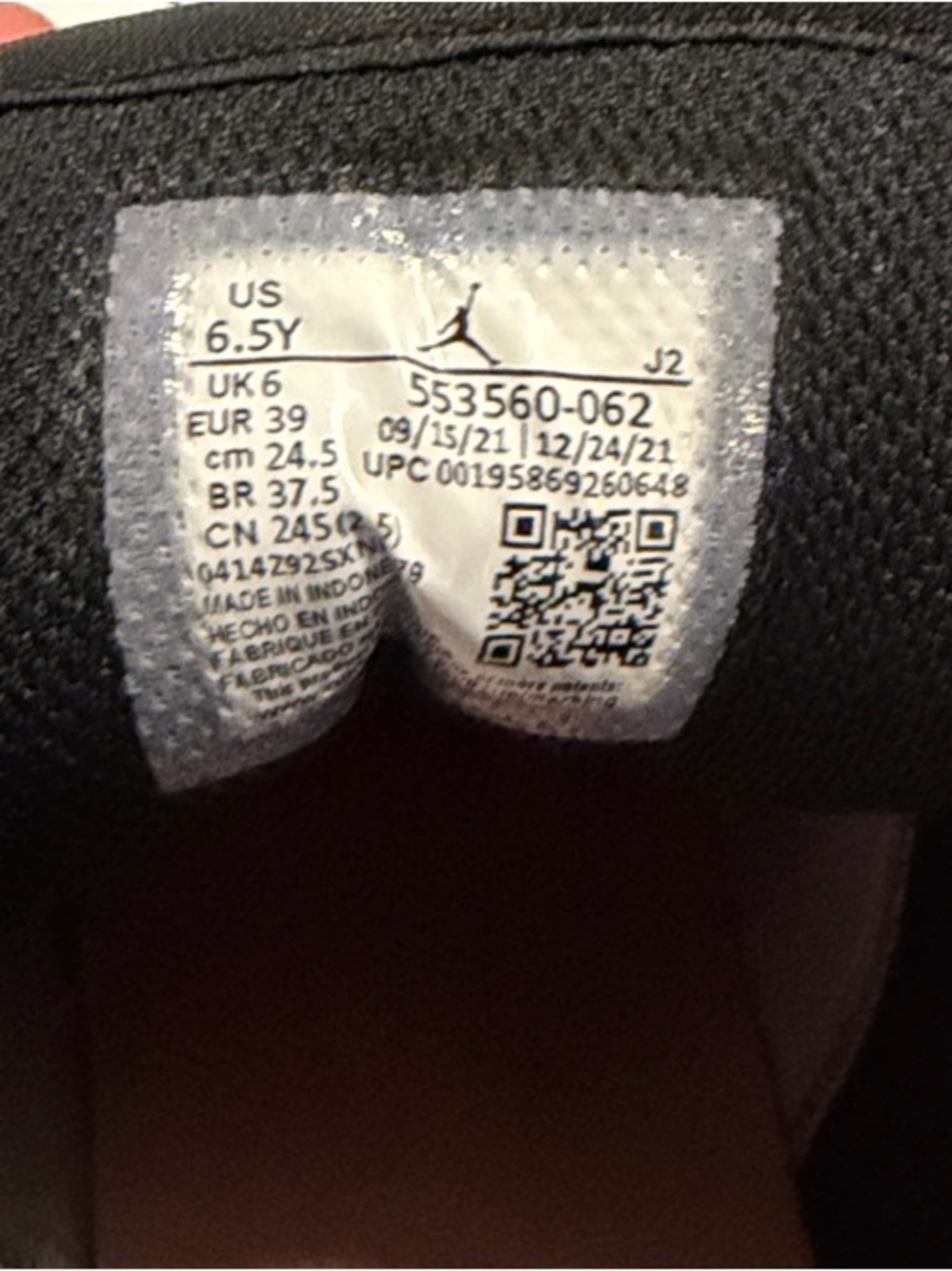 Jordan 1  Low-Top Sneakers - White, Gray, Black & Pink - Picture 6 of 6